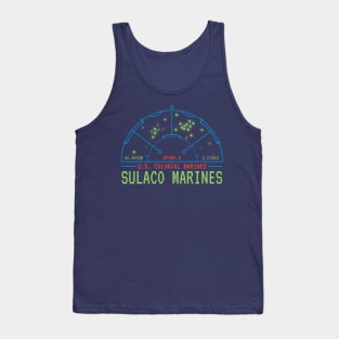 Sulaco Marines Aliens Motion Tracker Tank Top